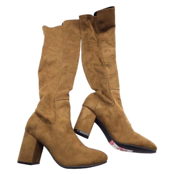 Treasure & Bond Lynx Stretch Over the Knee Boot, Camel (warm brown); Sz. 6, M - Picture 3 of 16